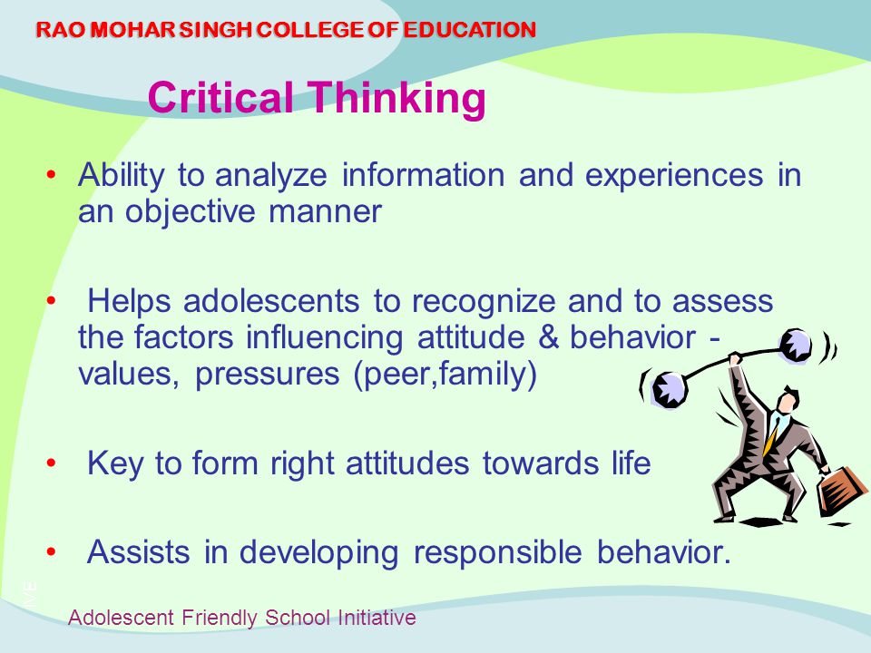 Peer interaction and the learning of critical thinking skills